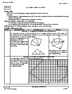 Giáo án Hình học 8 năm học 2010- 2011 Tiết 36 Diện tích đa giác