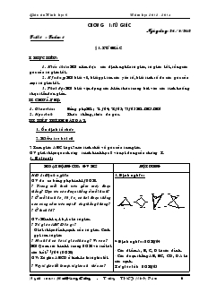 Giáo án Hình học 8 năm học 2012 - 2013, học kỳ I