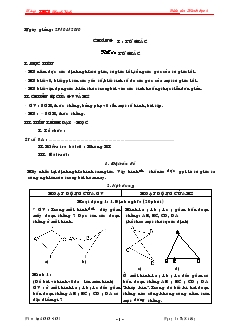 Giáo án Hình học 8 Trường THCS Thanh Vinh