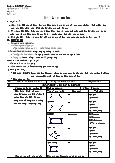 Giáo án Hình học 8 tuần 12 trường THCS Mỹ Quang