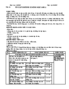 Giáo án Hình học 9 năm học 2008- 2009 Tiết 31 Ôn tập chương II hình học (tiết 1)