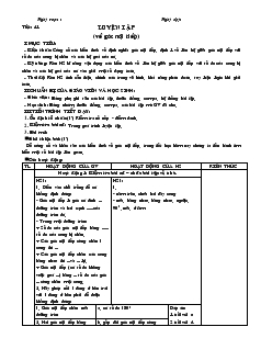 Giáo án Hình học 9 năm học 2008- 2009 Tiết 41 Luyện tập (về góc nội tiếp)