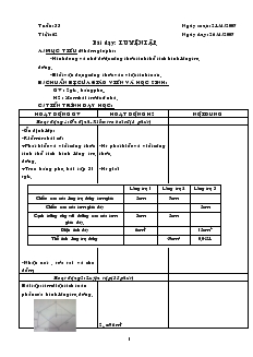 Giáo án Hình học lớp 8 (chi tiết) - Tiết 62: Luyện tập