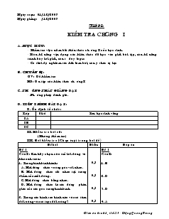 Giáo án Hình học lớp 8 (chuẩn) -  Tiết 25: Kiểm tra chương I