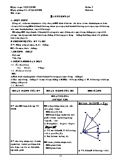 Giáo án Hình học lớp 8 năm học 2007- 2008 Tiết 11 Luyện tập