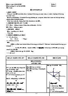 Giáo án Hình học lớp 8 năm học 2007- 2008 Tiết 15 Luyện tập