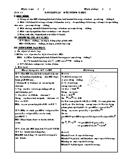 Giáo án Hình học lớp 8 Tiết 11 Luyện tập - Đối xứng trục