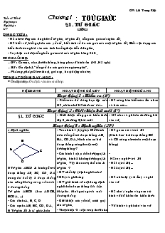 Giáo án Hình học lớp 8