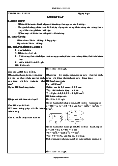 Giáo án Hình học Lớp 9 Tuần 30 - Nguyễn Thái Hoàn