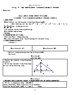 Giáo án Hình học Lớp 9