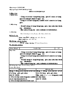 Giáo án Hình học Lớp 9A Tiết 10