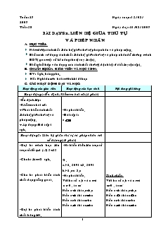 Giáo án môn Đại số 8 (chuẩn) - Tiết 58: Liên hệ giữa thứ tự và phép nhân