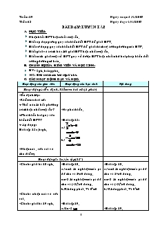 Giáo án môn Đại số 8 (chuẩn) - Tiết 63: Luyện tập