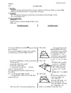 Giáo án môn Hình học 8 (chi tiết) - Trường THCS Kim Đồng - Tiết 7: Luyện tập