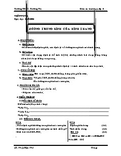 Giáo án môn Hình học 8 (chi tiết) - Trường THCS Trường Tây - Tiết 6: Đường trung bình của hình thang