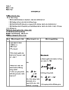 Giáo án Phụ đạo Toán Lớp 9 Tuần 7-15