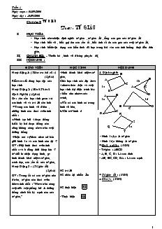 Giáo án Toán hoc 8 (chi tiết) - Tiết 1 đến tiết 10