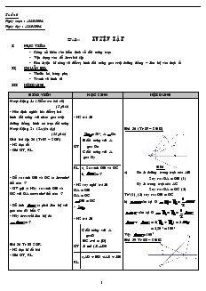 Giáo án Toán hoc 8 (chi tiết) - Tiết 11 đến tiết 20