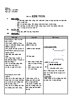 Giáo án Toán hoc 8 (chi tiết) - Tiết 21 đến tiết 26