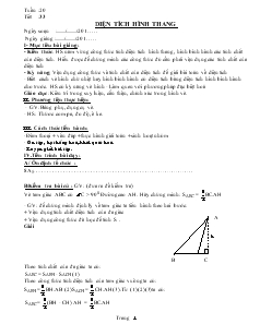 Giáo án Toán hoc 8 (chi tiết) - Tiết 33 đến tiết 69