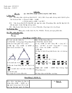 Giáo án Toán hoc 8 (chi tiết) - Tiết 45, 46