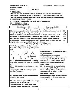 Giáo án Toán hoc 8 (chi tiết) - Trường THCS Xuân Hưng