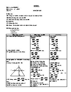 Giáo án Toán hoc 8 (chi tiết) - Tuần 23, 24