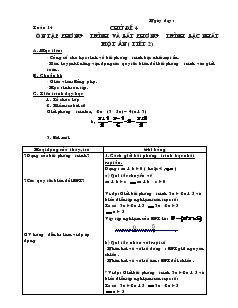 Giáo án Toán Lớp 9 tự chọn theo chủ đề Tuần 14