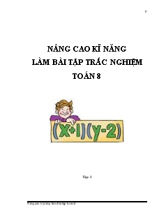 Nâng cao kĩ năng làm bài tập trắc nghiệm Toán 8