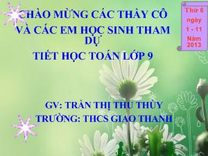 Tiết 31: Hệ hai phương trình bậc nhất hai ẩn- Luyện tập