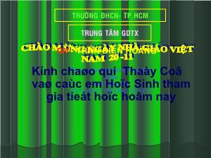 Bài giảng Hình học 10 Parabol