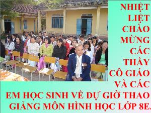 Bài giảng Hình học 8 Tiết 42 Khái niệm hai tam giác đồng dạng