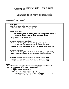 Bài tập Đại số lớp 10