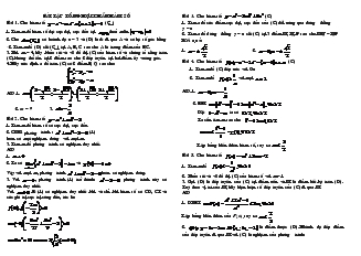 Bài tập tổng hợp phần hàm số