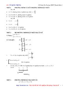 Cẩm nâng toán cấp 3