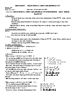 Chuyên đề Phân tích đa thức thành nhân tử - Bài: Phân tích đa thức thành nhân tử bằng phương pháp nhóm hạng tử