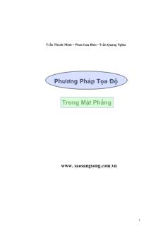 Chuyên đề Phương pháp tọa độtrong mặt phẳng