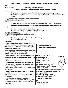 Chuyên đề Tứ giác hình thang dựng hình thang