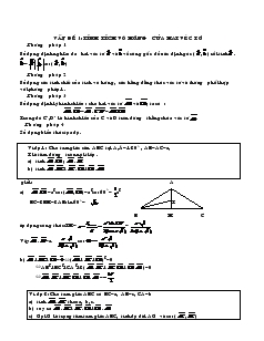 Chuyên đề Vectơ