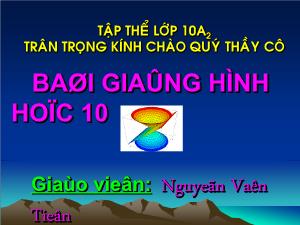 Giáo án Đại số 10 Bài 4 Hệ trục tọa độ (tiếp)