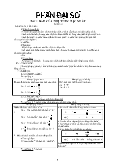 Giáo án Đại số 10 cơ bản học kỳ 2