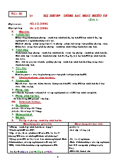 Giáo án Đại số 10 năm học 2006- 2007 Tiết 35 Hệ phương trình bậc nhất nhiều ẩn (tiết 1)