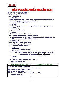 Giáo án Đại số 10 năm học 2006- 2007 Tiết 38 Bất phương trình bậc nhất hai ẩn (tiết 2)