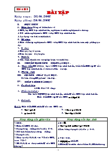 Giáo án Đại số 10 năm học 2006- 2007 Tiết 39 Bài tập