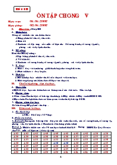 Giáo án Đại số 10 năm học 2006- 2007 Tiết 52 Ôn tập chương V