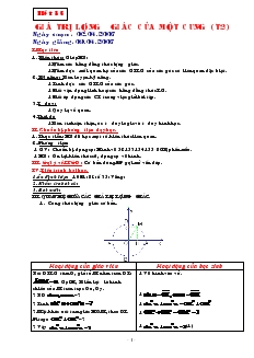 Giáo án Đại số 10 năm học 2006- 2007 Tiết 56 Giá trị lượng giác của một cung (tiết 2)