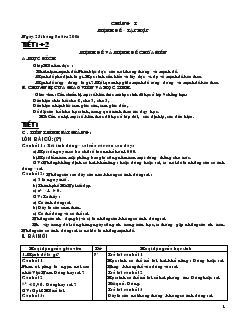 Giáo án Đại số 10 năm học 2006- 2007