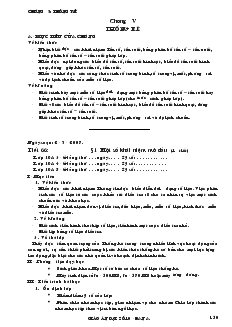 Giáo án Đại số 10 nâng cao Chương V Thống Kê