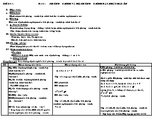 Giáo án Đại số 10 nâng cao - Tiết 53 - Phương trình và hệ phương trình bậc nhất hai ẩn