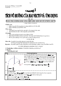 Giáo án Hình học 10 kỳ 2 năm học 2009- 2010